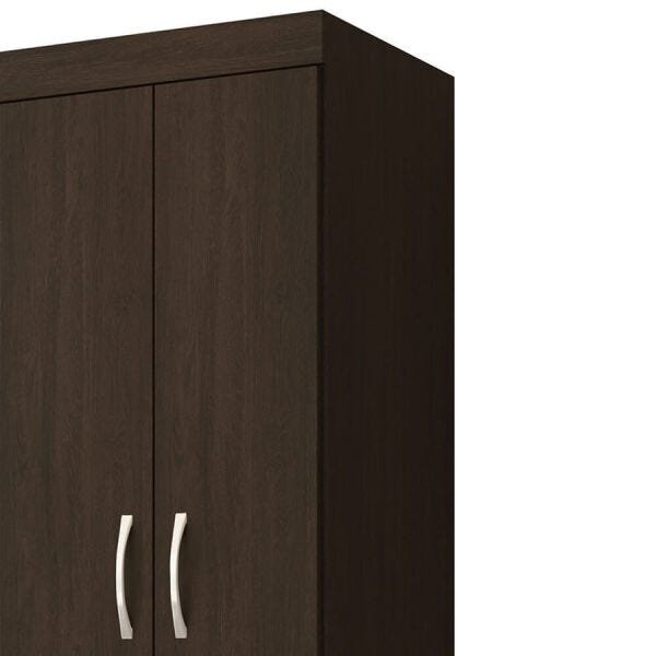 Guarda-Roupa Guatanale com 3 Portas e 1 Gaveta Ébano Touch Dst - 4