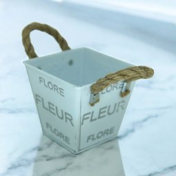 Vaso Decorativo em Metal Compacto e Moderno 12 X 11 Cm - 1