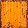 Papel de Parede Industrial Container Azul e Laranja 18m - 1