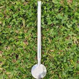 Bomba Chimarrão Tereré Lisa Sem Rosca 23cm Aço Inox Bomba Chata - 3