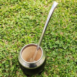 Bomba Chimarrão Tereré Lisa Sem Rosca 23cm Aço Inox Bomba Chata - 5