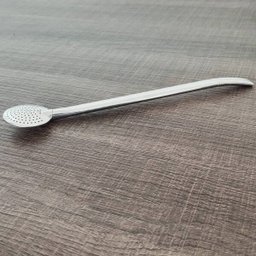 Bomba Chimarrão Tereré Lisa Sem Rosca 23cm Aço Inox Bomba Chata - 6