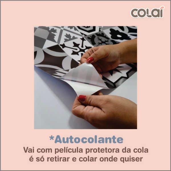 Papel de Parede Adesivo Cimento Queimado Rosê Decor 18m - 9