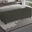 Ver imagem 2 de Recamier Calçadeira Bau 160 cm Pes MDF Parri Linho SL 74 Peer
