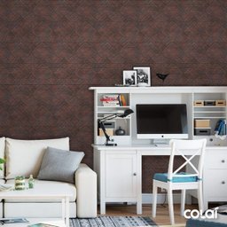 Papel de Parede Industrial Metal Aço Corten Ferrugem 6 18m - 2