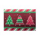 Ver imagem 1 de JOGO AMERICANO TEXTILENE NATAL 45X30CM DEC VERDE Pinheiros de Natal