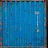 Papel de Parede Industrial Container Azul e Bege 12m - 1
