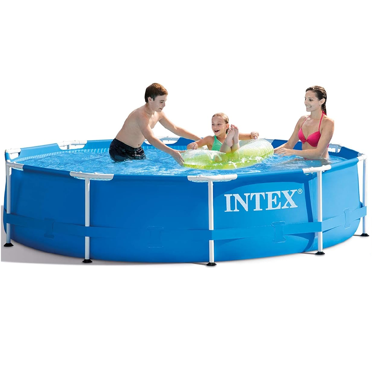 Piscina Inflavel Estrutural Redonda Intex 4485l 305cm:azul - 6