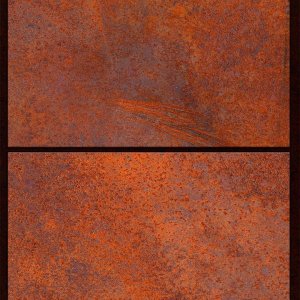 Papel de Parede Industrial Metal Aço Corten Ferrugem 1 3m
