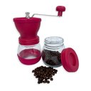 Ver imagem 3 de Moedor de Café Manual Vidro Plastico Inox Ceramica - Rosa