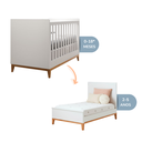Ver imagem 4 de Berço Elsa 2EM1 -Vira Mini Cama 100%MDF Pés Madeira