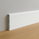 Ver imagem 1 de Rodapé PVC 7 Barras Branco Impermeável Premium Fácil Instalação 14 Metros