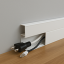 Ver imagem 3 de Rodapé PVC 7 Barras Branco Impermeável Premium Fácil Instalação 14 Metros