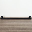 Ver imagem 7 de Toalheiro Preto Para Banheiro Suporte Porta Toalhas 60cm Gardênia