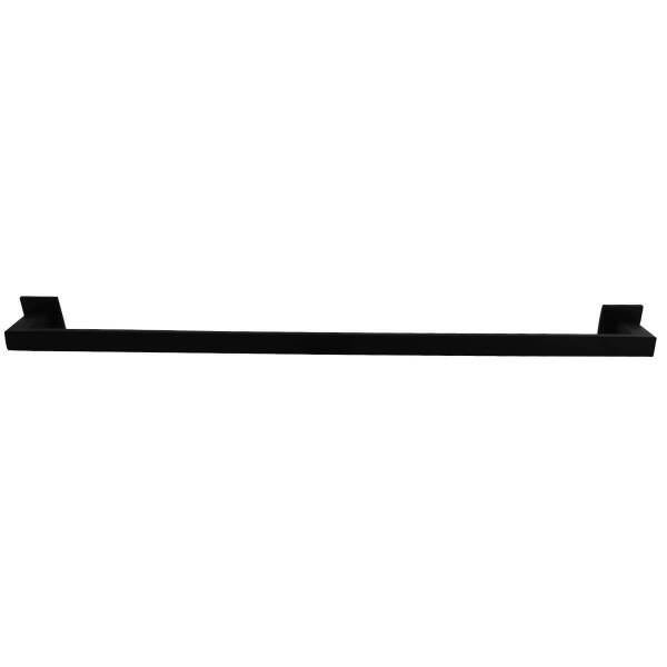 Toalheiro Preto Para Banheiro Suporte Porta Toalhas 60cm Gardênia - 4