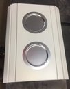 Ver imagem 5 de Kit 2un Apoio Bandeja Esteira Flexível Copo Alumínio Branco.