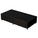 Ver imagem 5 de Cama Base Box Solteiro Super Confort Suede Preto + Colchão Solteiro Super Confort D33 24x88x188