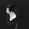 Fone de Ouvido KZ ZSX Intra-auricular In ear Microfone Moldado Cancelamento de Ruído Híbrido Não Inf - 5