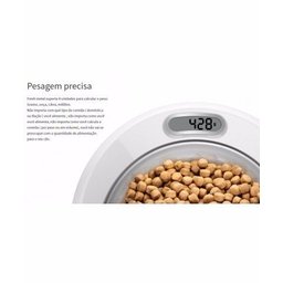 Comedouro Que Pesa Ração Para Cães E Gatos Pequeno TrendPet Comedouro Pequeno - 2