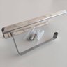 Suporte Porta Papel Higiênico Papeleira Inox Porta Celular Parede - 9