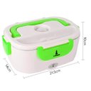 Ver imagem 3 de Marmita Lancheira Elétrica Aquecedor Alimentos Verde 110v/220v/12v Lorben