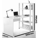 Ver imagem 4 de Escrivaninha Mesa para Computador Smart com Prateleira Yescasa Branco