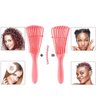 Escova Definidora em Cerdas de Nylon Flexível Desembaraça e Define Cachos Cabelos Cacheados - 6