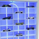 Ver imagem 3 de Estante para Miniaturas Roma sem Porta 1 Prateleira MDF 55cm Branco com LED Decorise