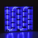 Ver imagem 2 de Estante para Miniaturas Roma sem Porta 1 Prateleira MDF 55cm Branco com LED Decorise