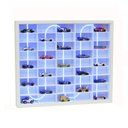 Ver imagem 1 de Estante para Miniaturas Roma sem Porta 1 Prateleira MDF 55cm Branco com LED Decorise