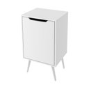 Ver imagem 5 de Gabinete Banheiro 45cm 1 Porta Retrô Multimóveis CR10120 Branco