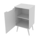 Ver imagem 4 de Gabinete Banheiro 45cm 1 Porta Retrô Multimóveis CR10120 Branco