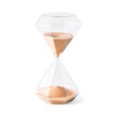 Ver imagem 1 de Ampulheta Decorativa em Vidro Areia Bege 30 Minutos 19,5cm 16798 Mart