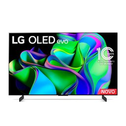 Smart TV 42 4K LG evo, 120Hz G-Sync ThinQ AI Alexa Google OLED42C3PSA - 1