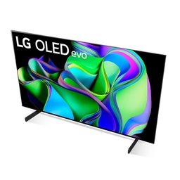 Smart TV 42 4K LG evo, 120Hz G-Sync ThinQ AI Alexa Google OLED42C3PSA - 4
