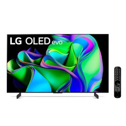 Smart TV 42 4K LG evo, 120Hz G-Sync ThinQ AI Alexa Google OLED42C3PSA - 5