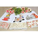 Ver imagem 1 de Kit Pano de Pratos 3 peças - Gatinhos Arte & Tear