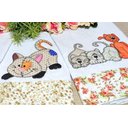 Ver imagem 2 de Kit Pano de Pratos 3 peças - Gatinhos Arte & Tear