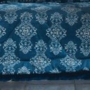 Ver imagem 2 de Edredom Plush Inove Estampado Queen 235x260cm Azul Mandala Hedrons