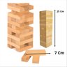 Jogo Caiu Perdeu Torre Madeira Equilíbrio Brinquedo - 3