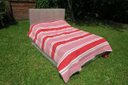 Ver imagem 1 de Edredom Plush Sherpa Estampado Queen 235x260cm Faixas Vermelhas Hedrons