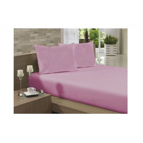 Lençol Solteiro Plush Liso Inove 88 x 188 x 30 cm Bohemia Hedrons