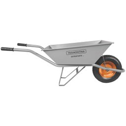 Carrinho de Mão Extraforte Tramontina Pneu Maciço Cinza 65l - 2
