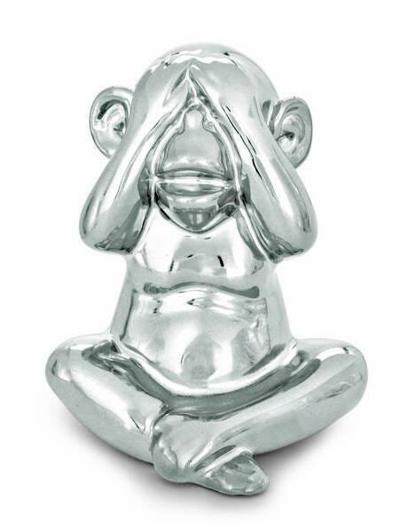 Macaco Prata em Cerâmica 09330 - 2 Mart