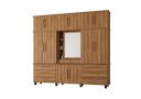 Ver imagem 2 de Roupeiro / Guarda Roupas Diam Triplex Modelo Capelinha com Sistema Ele/ela e Cabideiro em Alumínio C