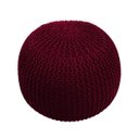 Ver imagem 1 de Puff Tricô 36 x 36 x 46cm Marsala Niazitex