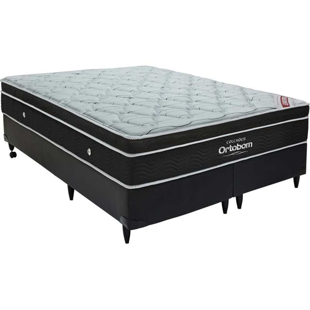 Cama Ortobom Queen Elegant Superpocket 158x198x58 + Box Ortobom - 1