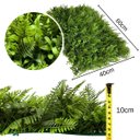 Ver imagem 2 de 2 Painéis de Folhagem Artificial - Parede Verde Jardim Vertical Fácil Instalação Alta Qualidade