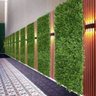 2 Painéis de Folhagem Artificial - Parede Verde Jardim Vertical Fácil Instalação Alta Qualidade - 7