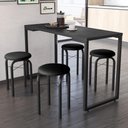 Ver imagem 1 de Conjunto Mesa De Cozinha 120cm 4 Banquetas